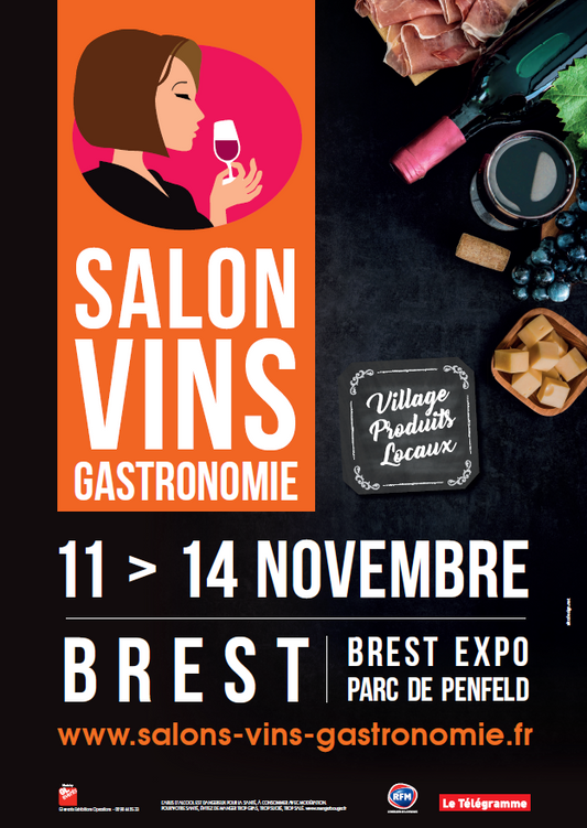 Salon Vins & Gastronomie - Brest - 11 au 14 novembre 2021