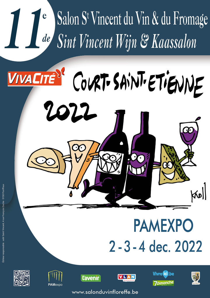Salon des Vins de Court Saint Etienne (Belgique) - 2 au 4 décembre