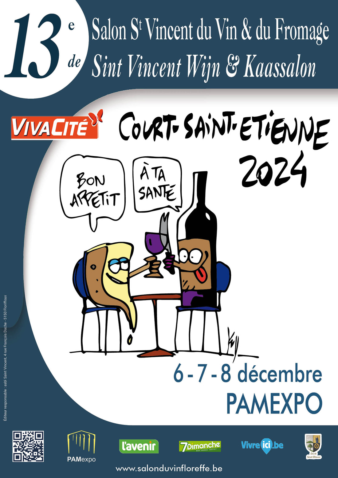 Salon du Vin de Court Saint Etienne - Belgique - 6 au 8 décembre