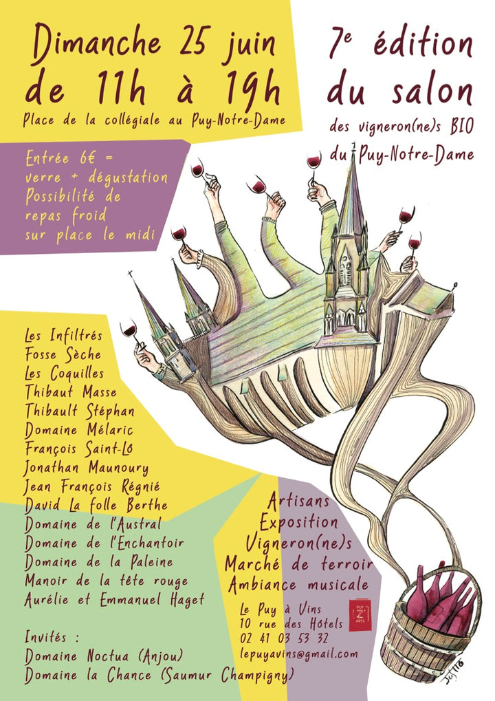 7 ème édition du Salon des Vignerons Biologique du Puy Notre Dame - 25 juin 2023