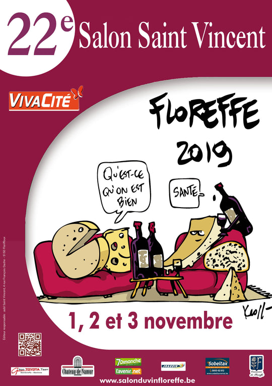 Salon du Vin de Floreffe - Belgique du 1 au 3 novembre 2019