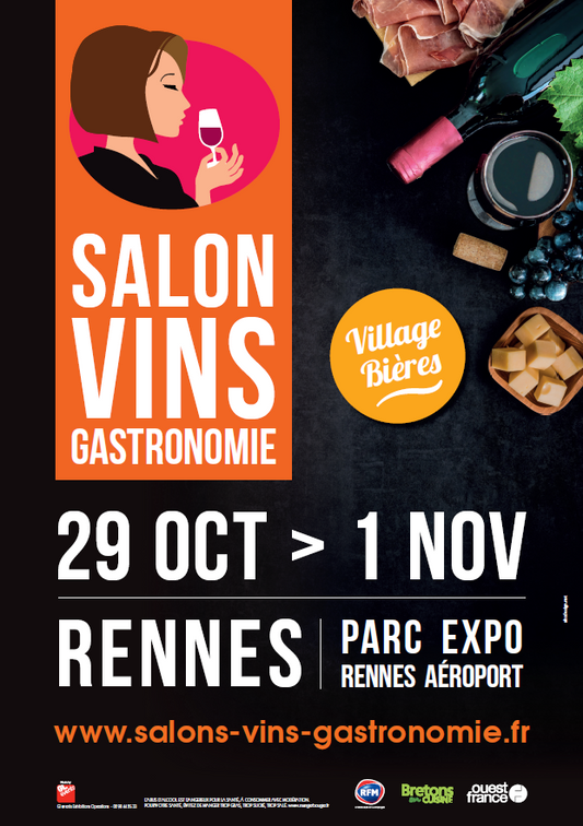 Salon Vins & Gastronomie de Rennes - 29 octobre au 1 novembre