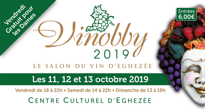 Salon des vins d'Eghézée – 11 au 13 octobre 2019
