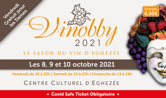 Salon Vinobby - Eghézée belgique - 8 au 10 octobre 2021
