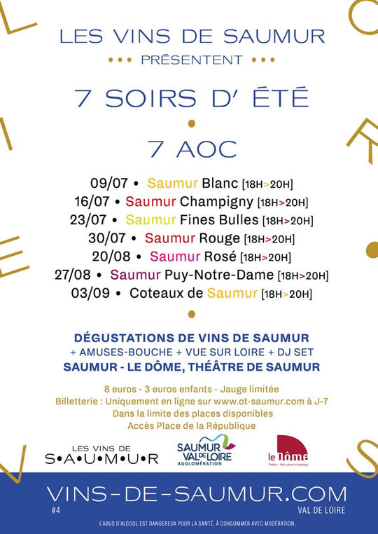 Soirs d'Eté thème Saumur-Puy-Notre-Dame sur les toits du Dôme de Saumur - jeudi 27 août 2020